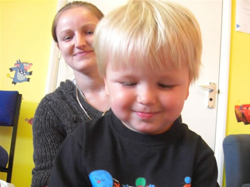 Games at a Childminders' drop in, Ashcroft and Ramridge Children's Centre