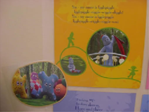 Including children's home interests in the setting at Jumping Jacks, Bedford