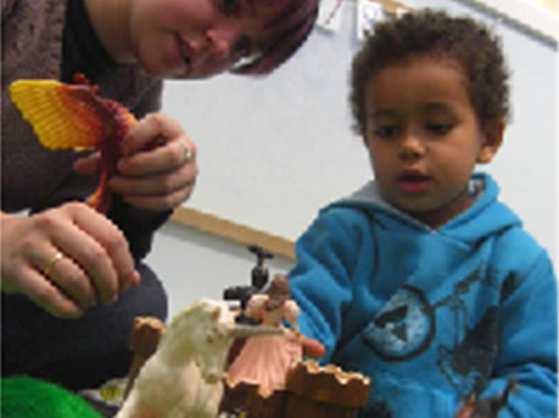 'Fantasy world play' at Pastures Way Nursery, Luton