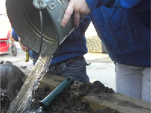 'Building a path to a story' day in St Mary's Primary, Tilbury