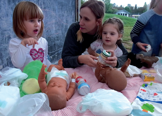 Read a recent article about children and adults sharing ideas